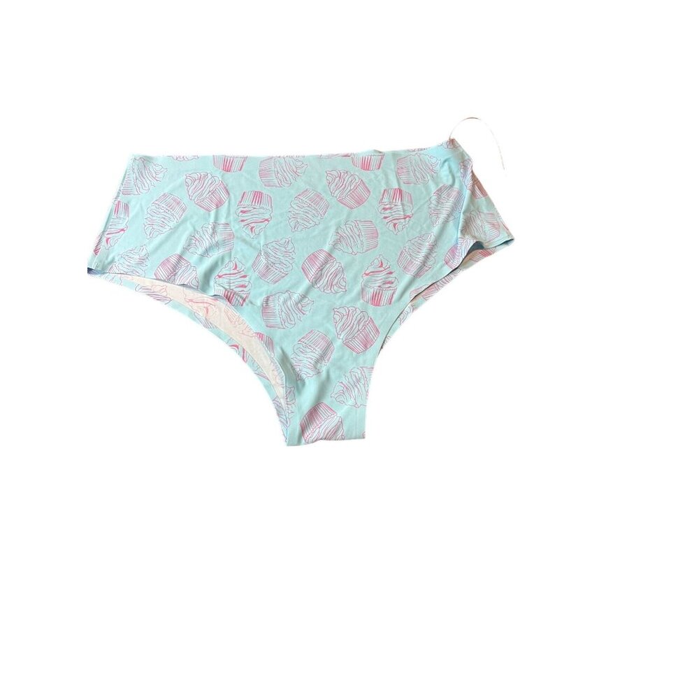 Cheek Boss Womens 2XL‎ Briefs Cupcake Print NWT Cheeky Panties